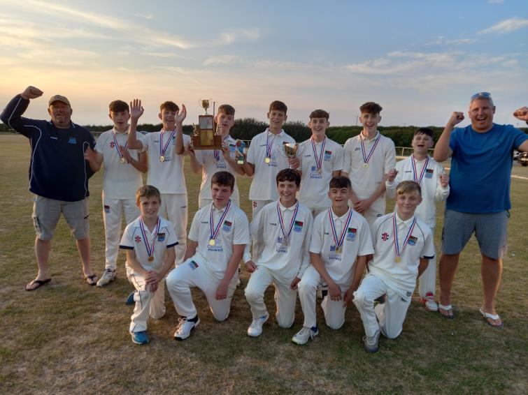 Whitland celebrate their victory